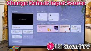 LG Smart TV: How to Change Default Input Source