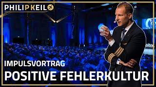 Redner positive Fehlerkultur | Pilot & Top-Speaker Philip Keil