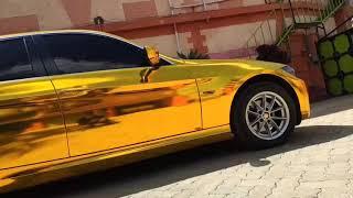 BMW 3 SERIES WRAPPED IN GOLD CHROME - KENYA (Official launch video)