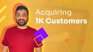 How To Acquire Your First 1K SaaS Customers with Udit Goenka