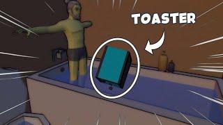 A Game about a Toaster Taking a Bath