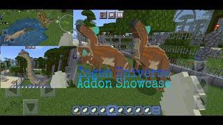 MCPE-MCBE Ingen Universe Dinosaur Addon Showcase | Part 2