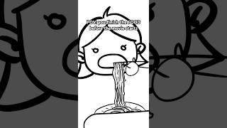 Pov: you finish your food before the movie starts #digitalart #shorts #animation #short #viralshorts