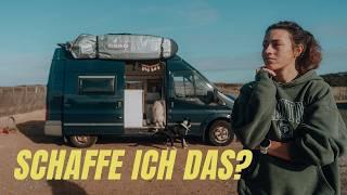 Als Frau mit dem Van allein nach Portugal | FEMALE SOLO VANLIFE  mit Startschwierigkeiten |