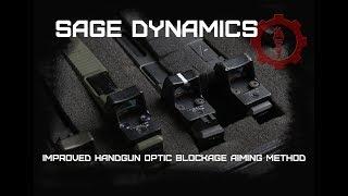 Improved Handgun Optic Blockage Aiming Method