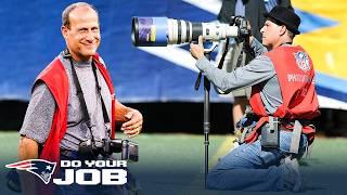 Day in the Life of an NFL Team Photographer with the New England Patriots | Do Your Job