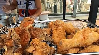 Filipino Street Food | Unlimited Rice & Gravy: Fried Chicken & Porkchop Rice Meal in Pasay