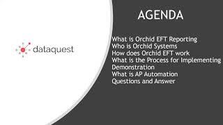 Using Orchid EFT with Sage 300 ERP - DataQuest Webinar