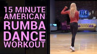 15 Minute Easy to Follow Along American Rumba Dance Workout