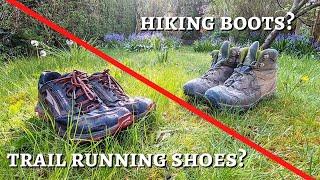 Hiking Boots vs Trail Running Shoes