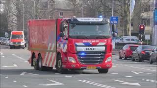 Prio1 Tankwagen 123062 Brandweer Haarlem West met spoed naar een Brand in Ijmuiden