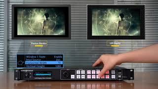 Novastar VX5S | Quickly Open Windows and Switch Sources