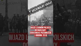 Wjazd Legionów Polskich do Warszawy. 1 grudnia 1916 #historia #historyczne #warszawa #polska