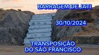 Barragem de Jati Transposição do Rio São Francisco em 30/10/2024