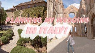 ITALY TRAVEL VLOG: PLANNING MY WEDDING IN TUSCANY!