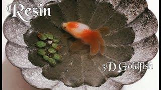 3D Goldfish in Resin | Trying 3D Goldfish Clear Film Sticker for Resin Art