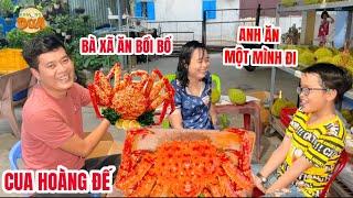 Thương bà xã vất vả Khương Dừa bồi bổ CUA HOÀNG ĐẾ cháy tỏi siêu ngon