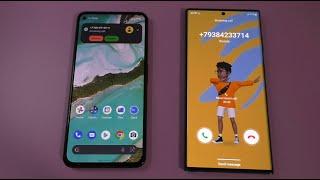 Google Pixel vs Samsung Galaxy Incoming Call