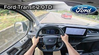 2024 Ford Transit Custom 2.0 Turbo Diesel (134 hp) - On the German Autobahn