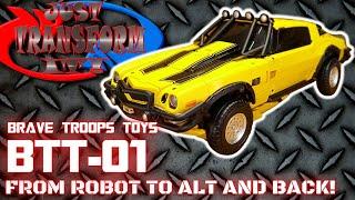 JUST TRANSFORM IT!: Brave Troops Toys BTT-01 (RotB Bumblebee)