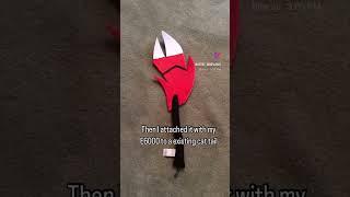 I Made Husk’s Tail From Hazbin Hotel #youtubeshorts #youtuber #hazbinhotel