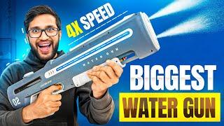 TESTING BIGGEST ILLEGAL WATER GUN !