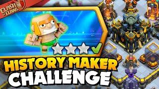 Easily 3 Star History Maker Challenge (Clash of Clans)