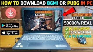 Download Bgmi In Pc/Computer (2024) ! How To Download Bgmi In Pc And Laptop