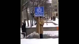 Chris Harrod's Yelling "Zeig Heil" and Saluting Hitler at Calgary City Hall