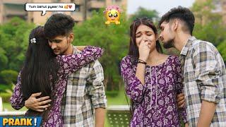 KISSING PRANK ON RUHI  || ये मैंने क्या किया  || Harshit PrankTv