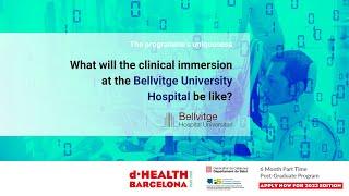 What will the clinical immersion at the Bellvitge University Hospital be like?