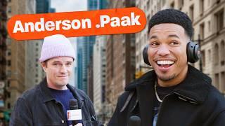 Testing Anderson .Paak's Music Knowledge | Track Star*