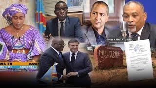 ENFIN KATUMBI SORT DE SON SILENCE,FELIX ET KAGAME EN FRANCE PAPA H.NGBANDA