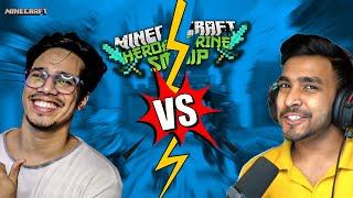 @UjjwalGamer  VS @GamerFleet  in HEROBRINE SMP | Highlight