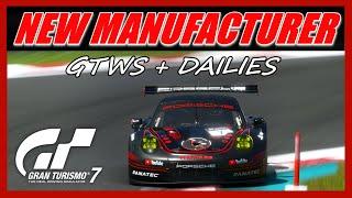  Gran Turismo 7 - GTWS Manufacturer New Season + Dailies