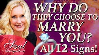 Marriage! All 12 Zodiac Signs! Why does each sign marry and who do they chose? Join me in real time!