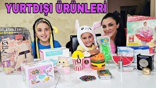 EMİR VE EFE İLE İLGİNÇ YURT DIŞI ÜRÜNLERİNİ DENİYORUZ !!