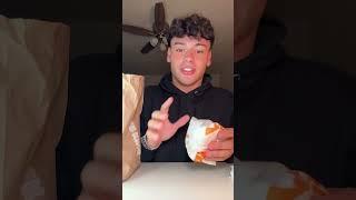 Everything I got from Burger King #burgerking #burgerkingmukbang #mukbang #short #viral #asmr