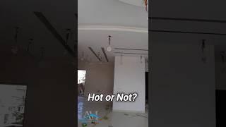 Knauf magic! Say goodbye to boring ceilings #HomeDecor #DIY #CeilingGoals#knauf #decor #homedecor