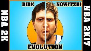 DIRK NOWITZKI evolution [NBA 2K - NBA 2K17] 