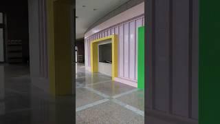 에술의전당 백페인트글라스 마감         #shorts #컬러유리 #백페인트글라스 #interiordesign #컬러조색 #페일핑크 #short
