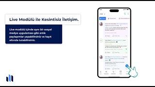 Ekmob SFA  |  Live Modülü ile Kesintisiz İletişim