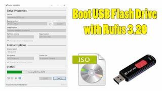 Boot USB Flash Drive with Rufus 3.20 | Windows 7/8/8.1/10/11