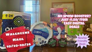 WALGREENS HAUL 10/20-10/26 | NEWBIE FRIENDLY | EASY DIGITAL DEALS