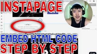   How To Embed HTML Code To InstaPage Landing Page 