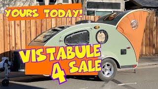 Vistabule Teardrop Trailer for Sale (It’s sold.)—Full Tour