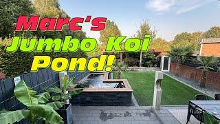 Marc‘s komplett in Eigenleistung erbauter Jumbo Koi Teich!