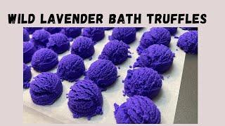 Wild Lavender Bath Truffles with Recipe