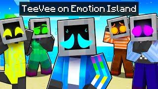 One TeeVee on EMOTION ISLAND in Minecraft!