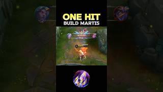  WATCH THIS - BEST BUILD MARTIS 2024(ONE HIT) ~ MLBB  #mobilelegends #onehitbuild #martis #shorts